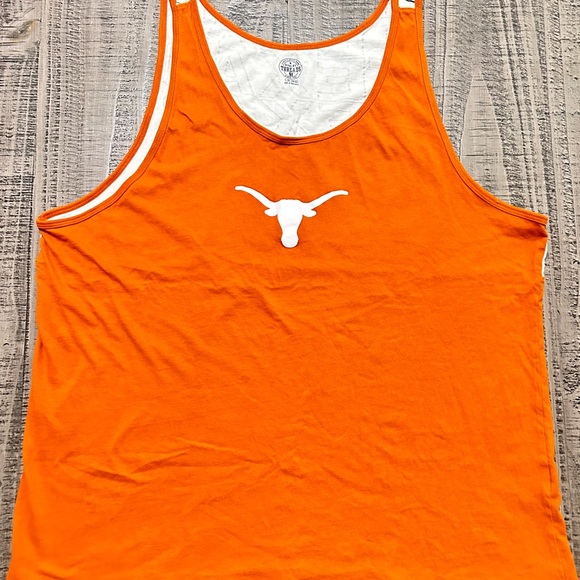 Rivalry Threads Burnt Orange and White Texas Longhorns Tank Top XXL - Picture 8 of 8